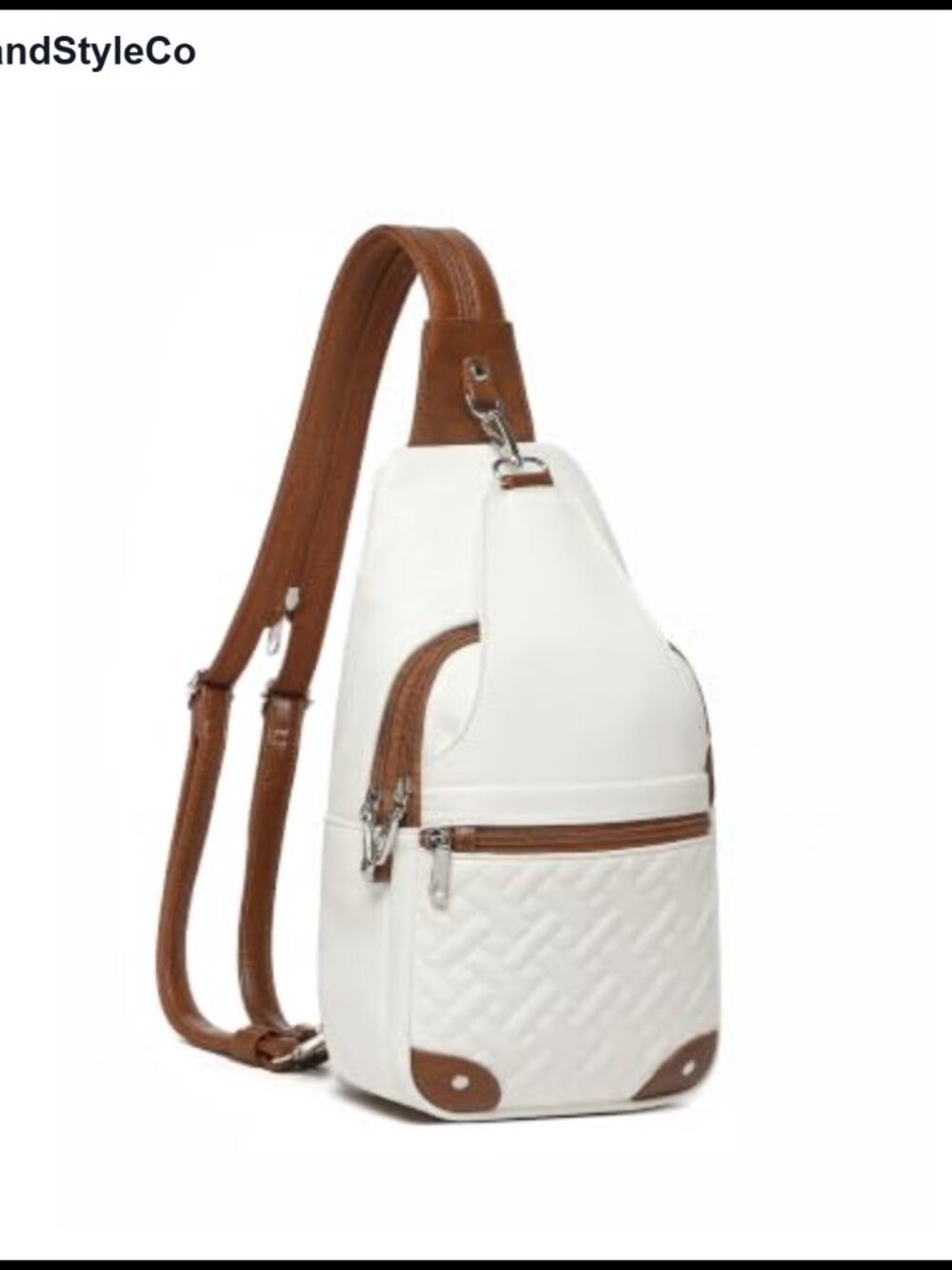 Anti Theft Crossbody Sling Bag RFID Blocking PU Leather Backpack Purse